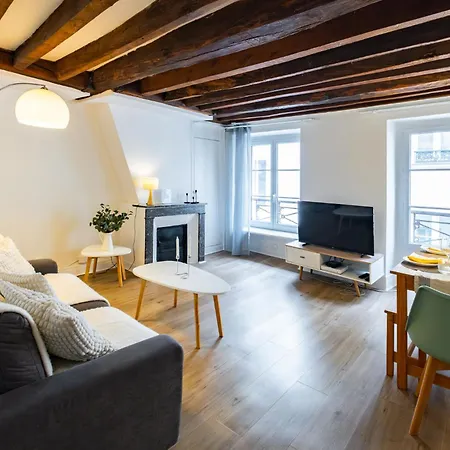 Appartement Typique Au Coeur Du Marais Paris Extérieur photo